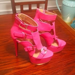 Hot Pink Heels